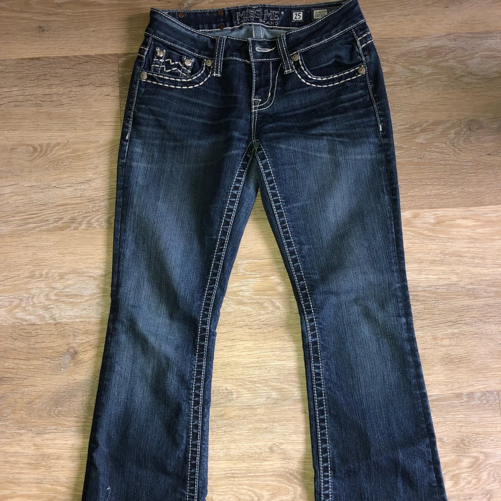 MissMe low rise bootcut jeans